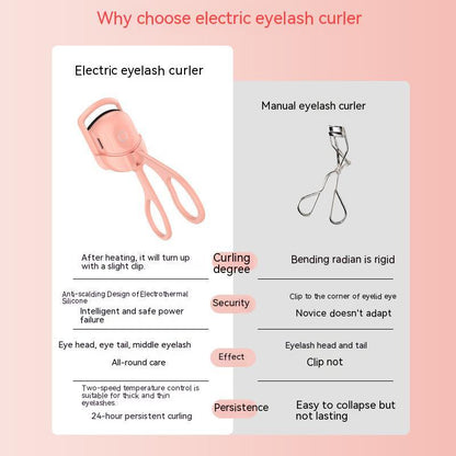 Eyelash Curler Portable Electric Heated Comb