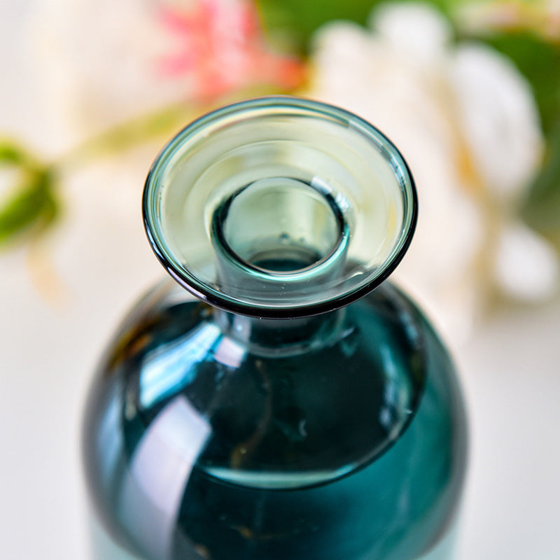 Stained Glass Vase Desktop Ornament