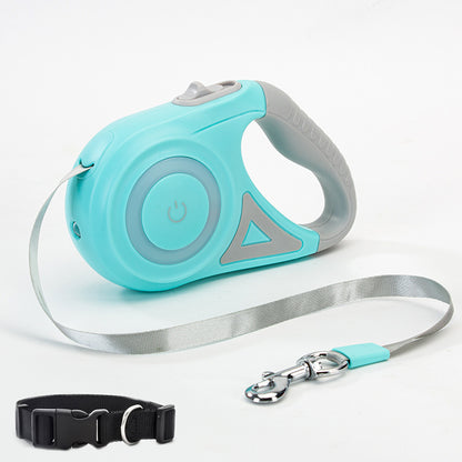 Dog Leash Retractable Collar Automatic Traction Rope