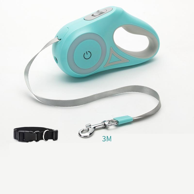 Dog Leash Retractable Collar Automatic Traction Rope