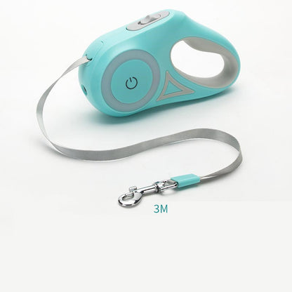 Dog Leash Retractable Collar Automatic Traction Rope