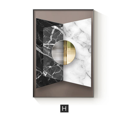 Abstract Geometric Canvas Painting Home Decor