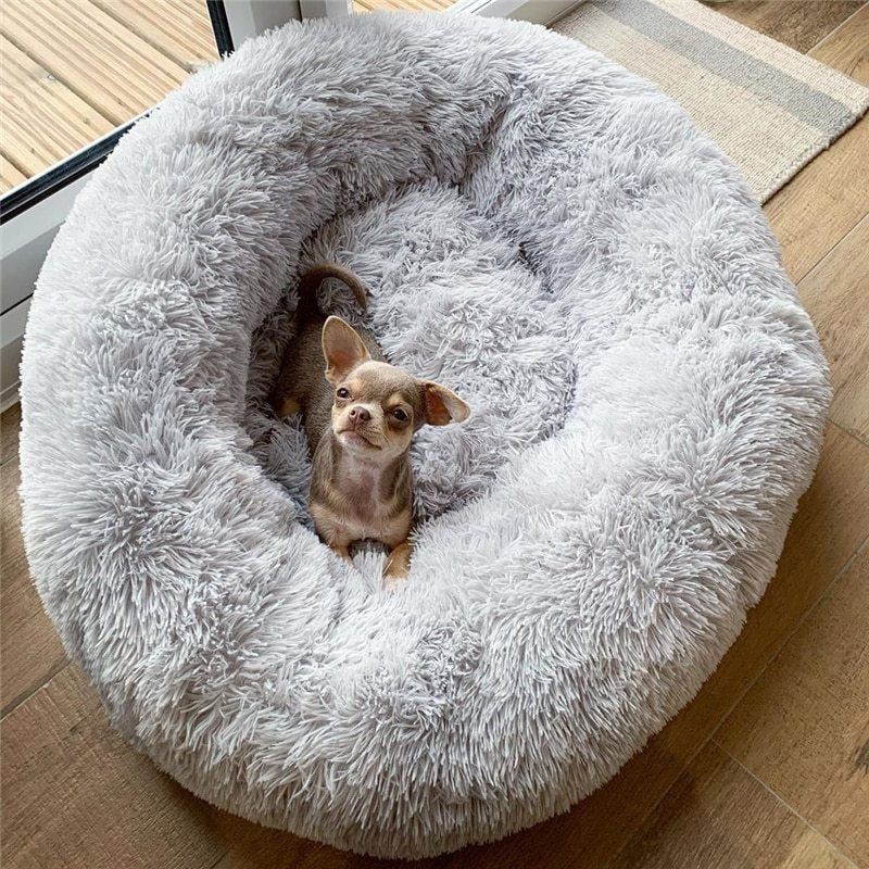 Dog Bed Super Soft Washable Long Plush Sofa