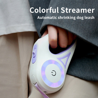 Dog Leash Retractable Collar Automatic Traction Rope