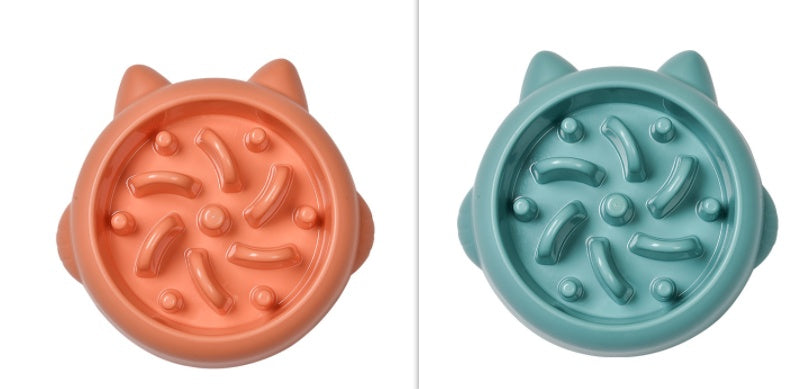 Pet Dog Cat Slow Feeder Bowls